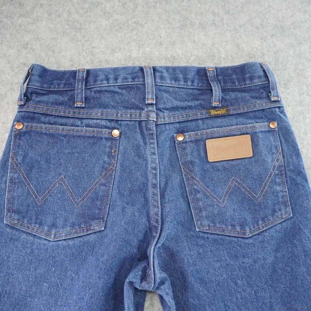 Vintage Wrangler Jeans Mens 30x33 Fits 27x32 Blue 936DEN Cowboy‎ Cut Made In USA